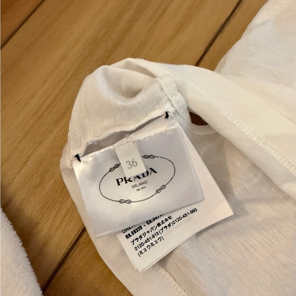 Prada White Intimate Top - Picture 3 of 7